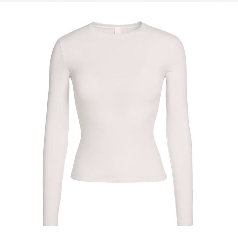 SKIMS Cotton Jersey Long Sleeve T-Shirt